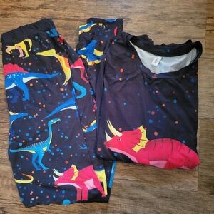 Womens Dinosaur Print Pajamas - Multicolor. Size Medium. EUC